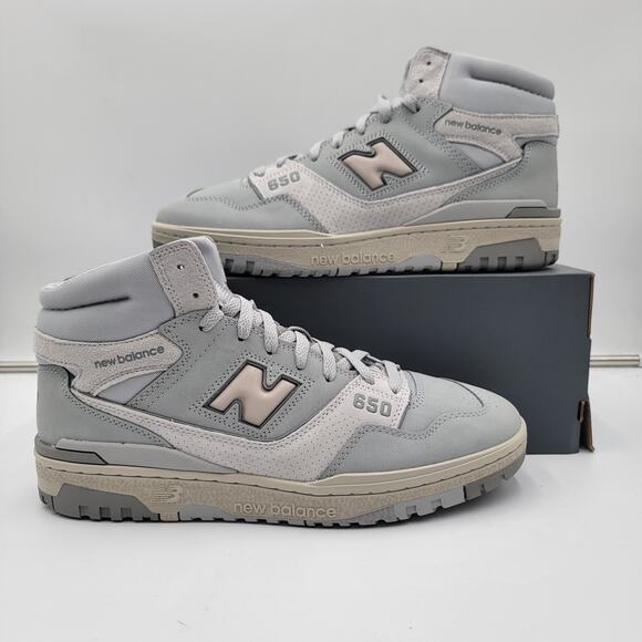 New Balance Men 650R Lifestyle sneakers Aluminum Rain Cloud BB650RGG Sz 11.5 main image 8